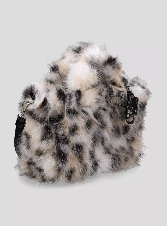 Cartera Crossbody Efecto Pelo