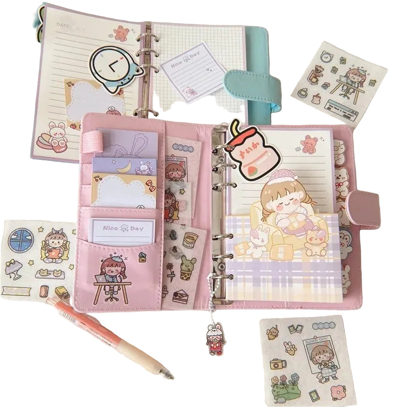 Planner Planificador A6 Niña Kawaii 90 Hojas Agenda