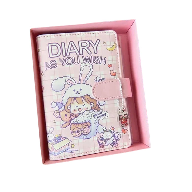 Planner Planificador A6 Niña Kawaii 90 Hojas Agenda