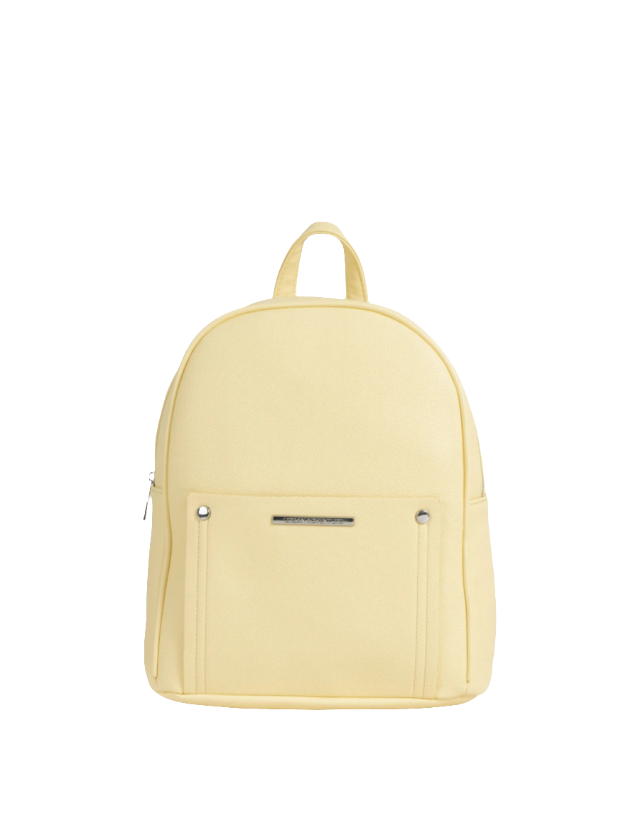 Mochila amarillo claro