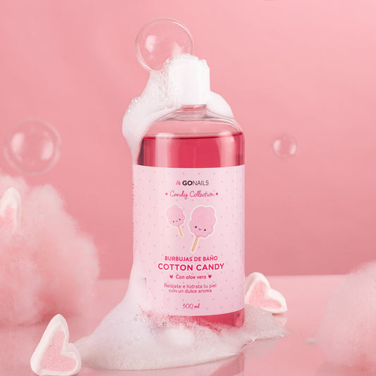 GO NAILS Burbujas de Baño Cotton Candy 500ml