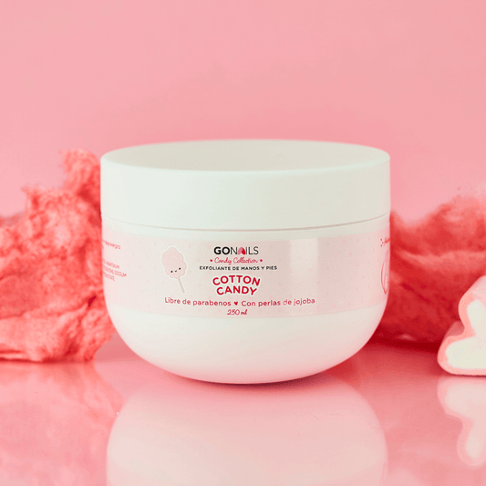 GO NAILS Exfoliante 250ml Cotton Candy